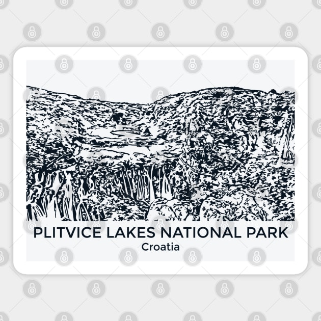 Plitvice Lakes National Park - Croatia Magnet by Lakeric